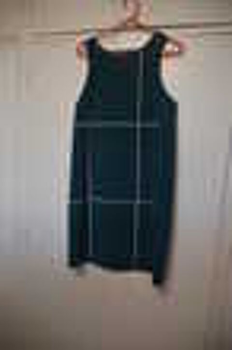 robe chasuble vert fonc&eacute; et son pull col roul&eacute; Vtements