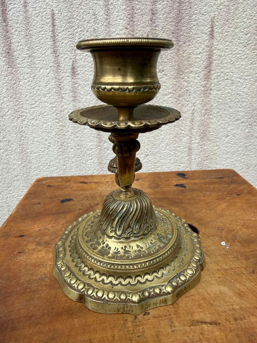 bougeoir en cuivre Décoration