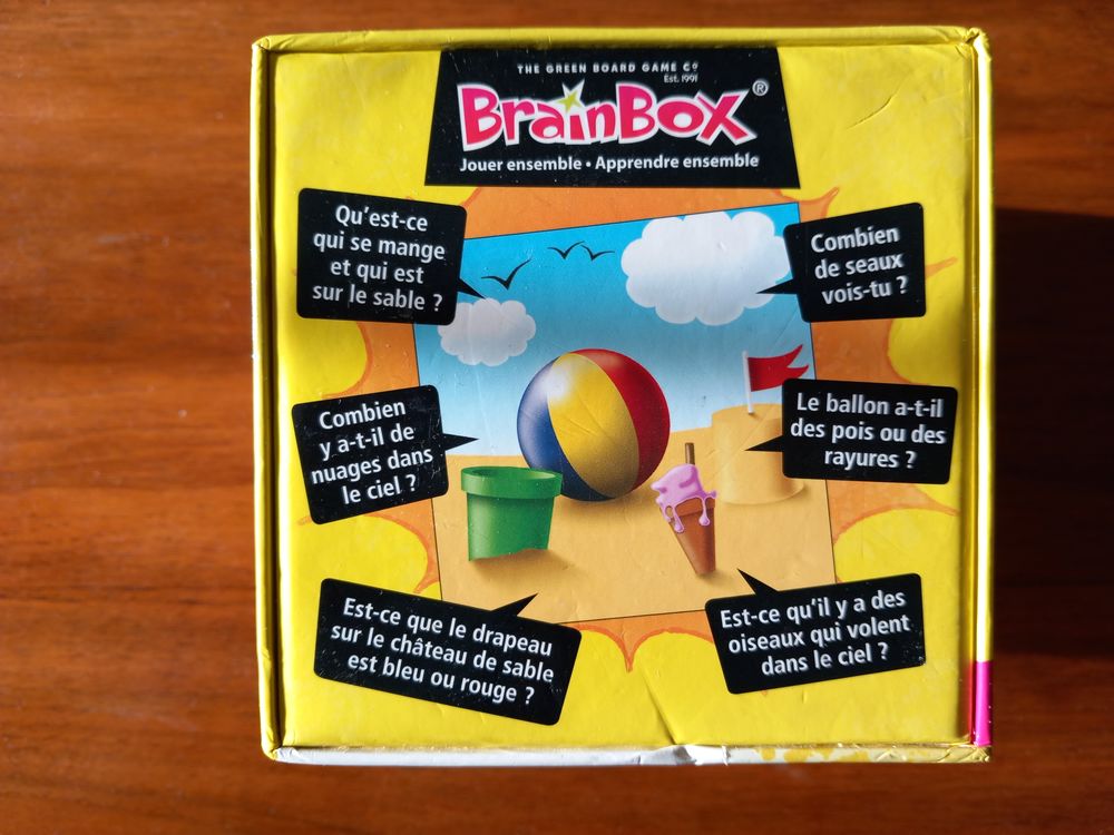 Brainbox des tout petits, 4 ans et plus,ASMODEE excellent &eacute;t Jeux / jouets