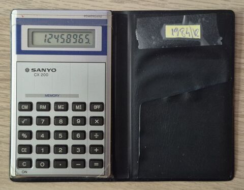SANYO CX-200 Calculatrice de poche vintage 1984 Thiais (94)