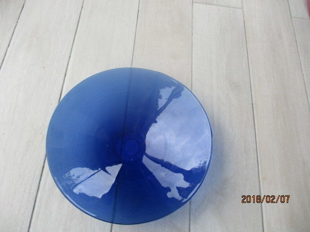 Grand plat bleu Décoration