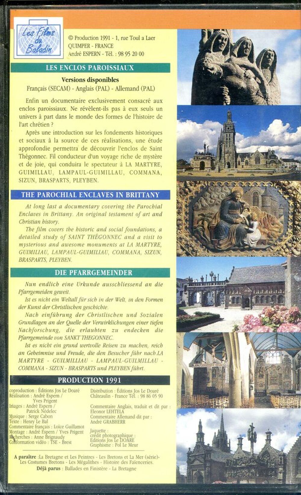 Les enclos paroissiaux - DVD et blu-ray