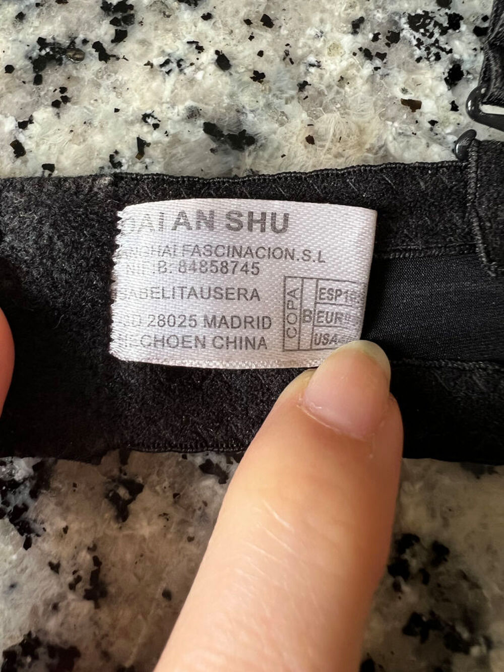 Soutien-Gorge Noir Taille 90B ? Neuf ? Confort Quotidien Vêtements