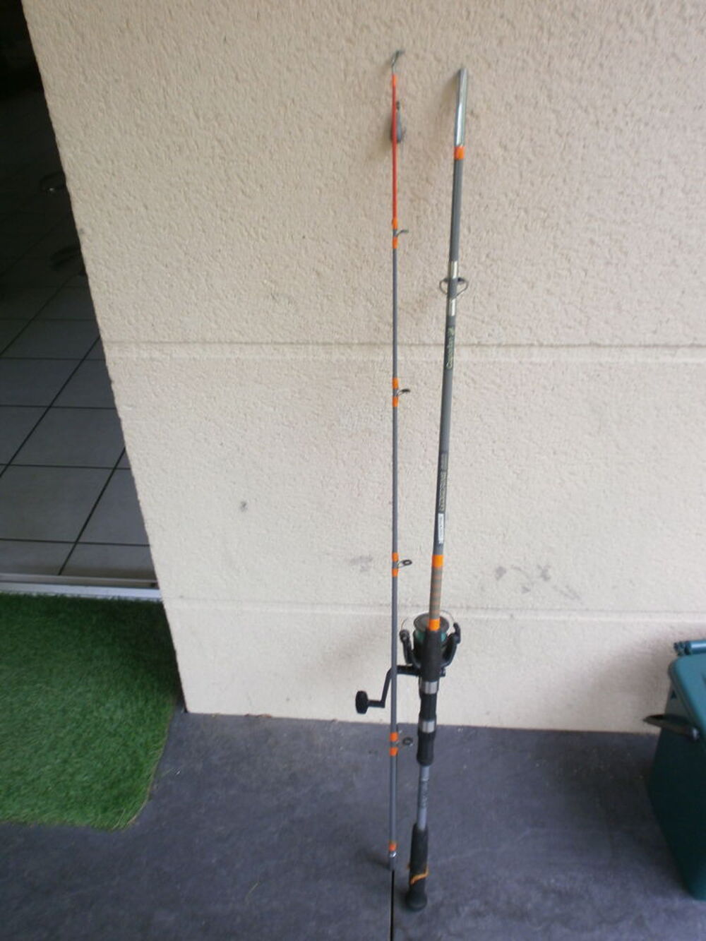  2 Cannes &agrave; p&ecirc;che CAPERLAN avec moulinet Sports