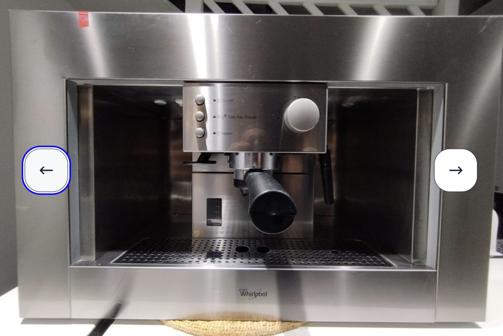 machine &agrave; caf&eacute; encastrable Whirlpool Electromnager