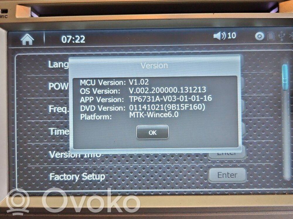 Unit&eacute; principale radio / CD / DVD / GPS ANDROID CARPLAY Audio et hifi