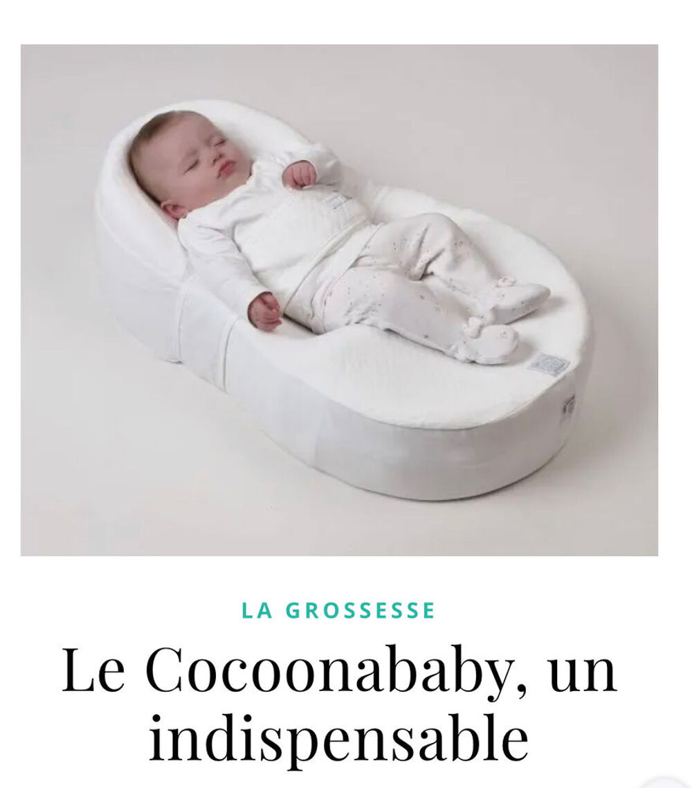Coussin cocoonababy contre les reflux Puriculture