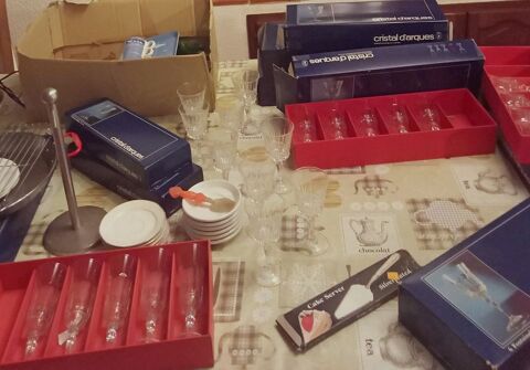 Coffrets de verres  FONTAINEBLEAU  Cristal d'Arques 0 Fa (11)