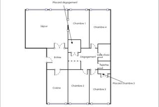  Appartement � vendre 6 pi�ces 93 m� Saint-herblain