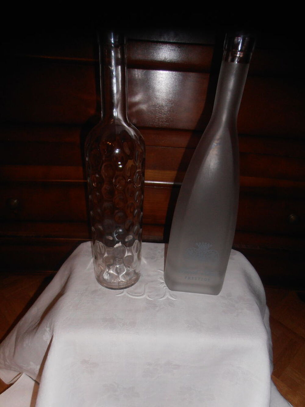 Lot de 2 bouteilles en verre (43) Cuisine