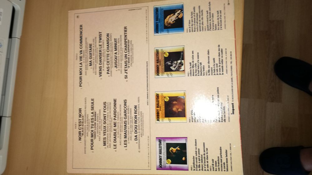 JOHNNY HALLYDAY 33 tours "LE DISQUE D'OR" Audio et hifi