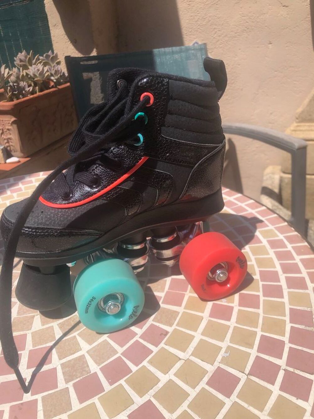 rollers 4 roues, casque et protections Sports