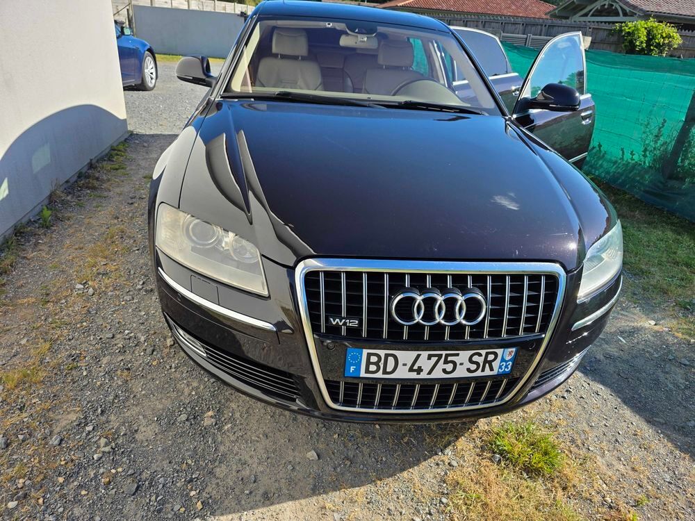 A8 6.0 W12 450 Limousine Quattro Tiptronic A 2008 occasion 33680 Le Porge