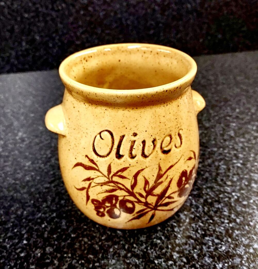 Pot &agrave; olives en gr&eacute;s 1/2L Cuisine