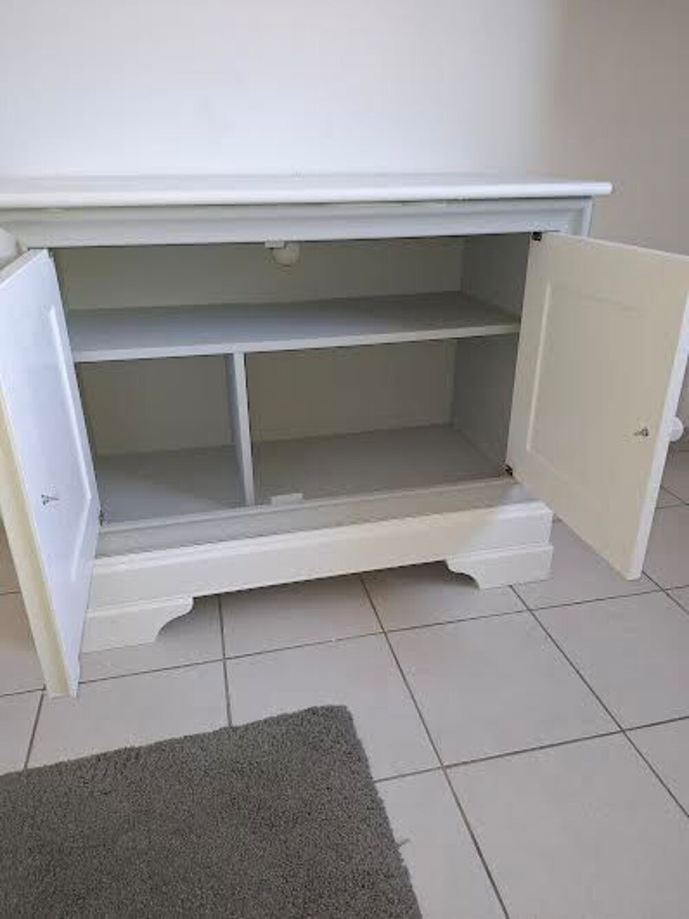 commode gris blanc Meubles