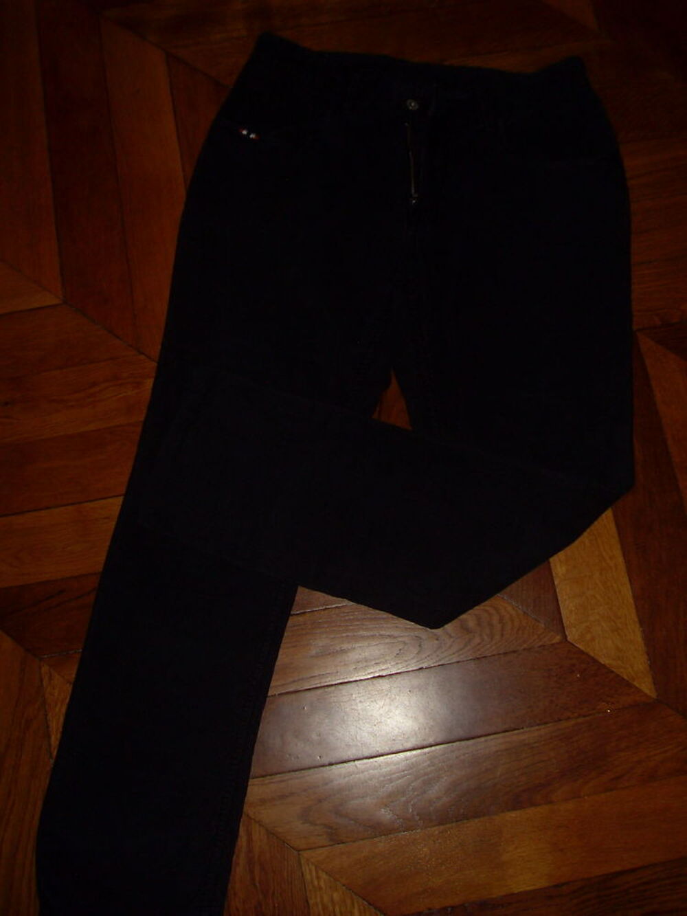 pantalon velours noir /bleu fonc&eacute; NAPAPIJRI Vêtements