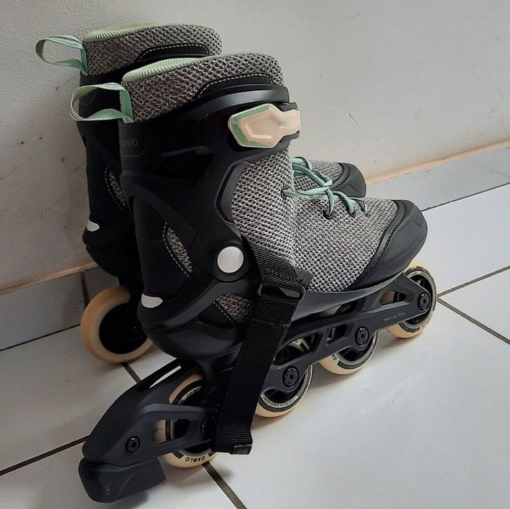 Rollers FIT100 Taille 41 76mm Femme Oxelo Sports