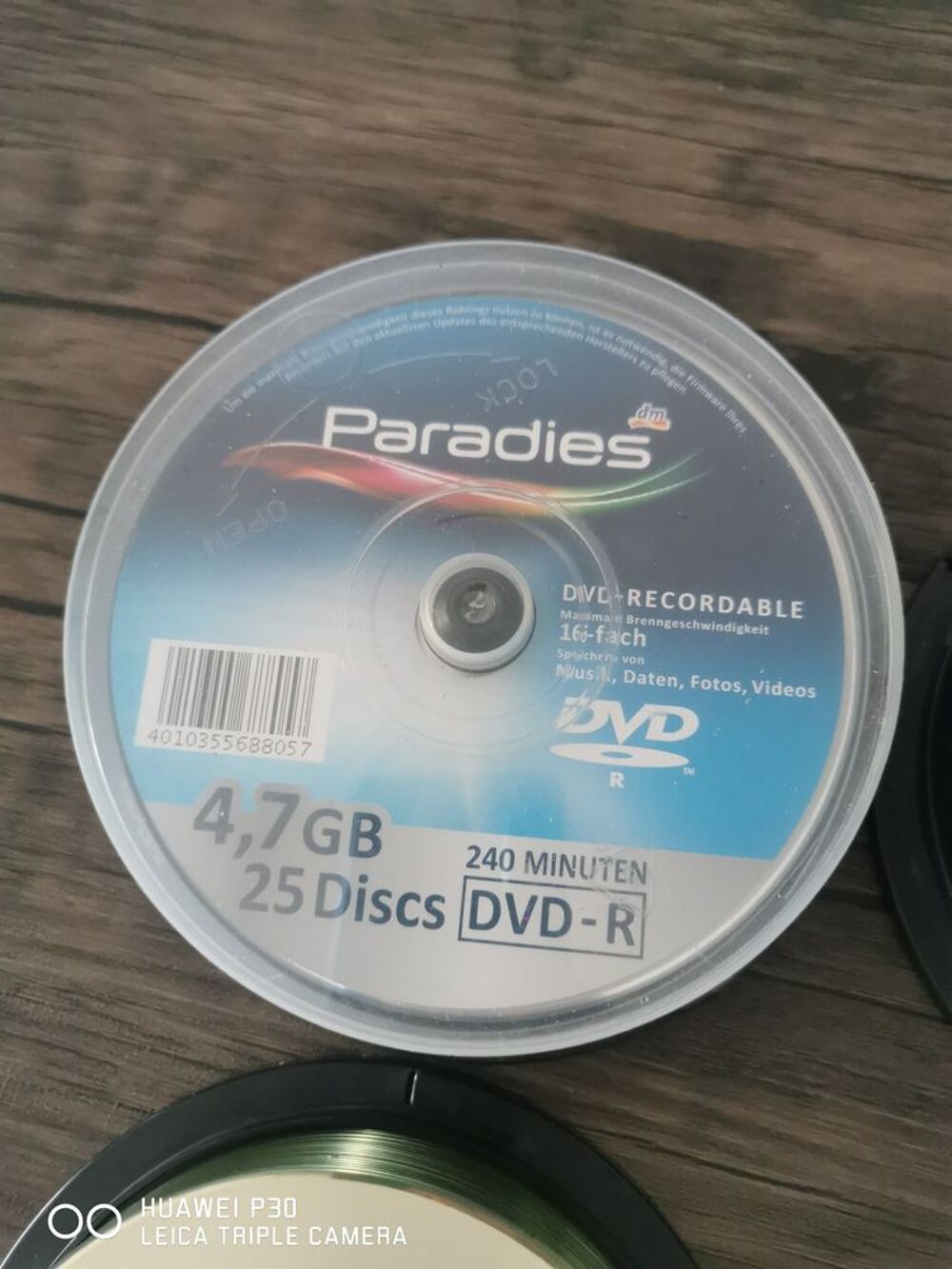 Paradies/Ridisc 65 DVD 4,7 GB 19 CD-R 700 MB DVD et blu-ray