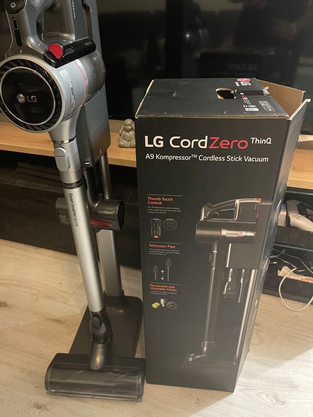 Aspirateur balai CordZero? A9 Kompressor Electroménager