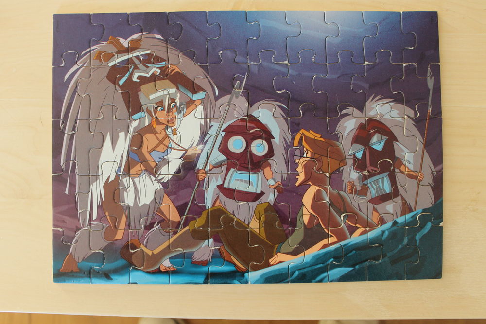Lot 2 puzzles x 50P en bois EDUCA? Disney ?ATLANTIS (5/6ans) Jeux / jouets