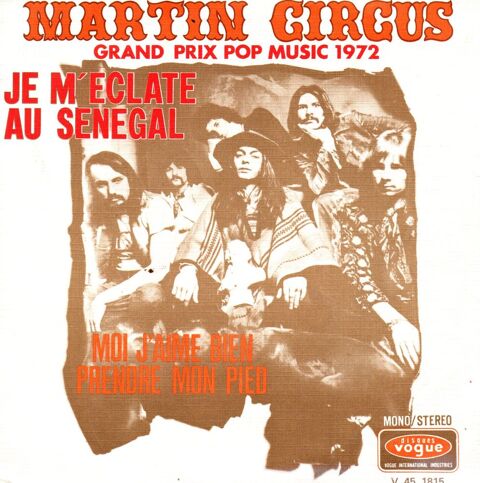 Vinyl 45 trs MARTIN CIRCUS 2 titres VOIR PHOTO 1 Pontoise (95)