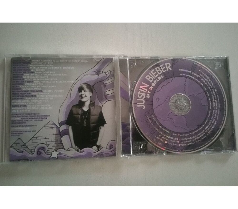 JUSTIN BIEBER MY WORLDS CD et vinyles