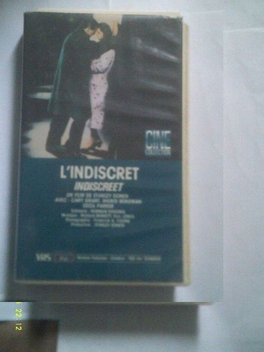 L INDISCRET avec cary Grant
DVD et blu-ray
