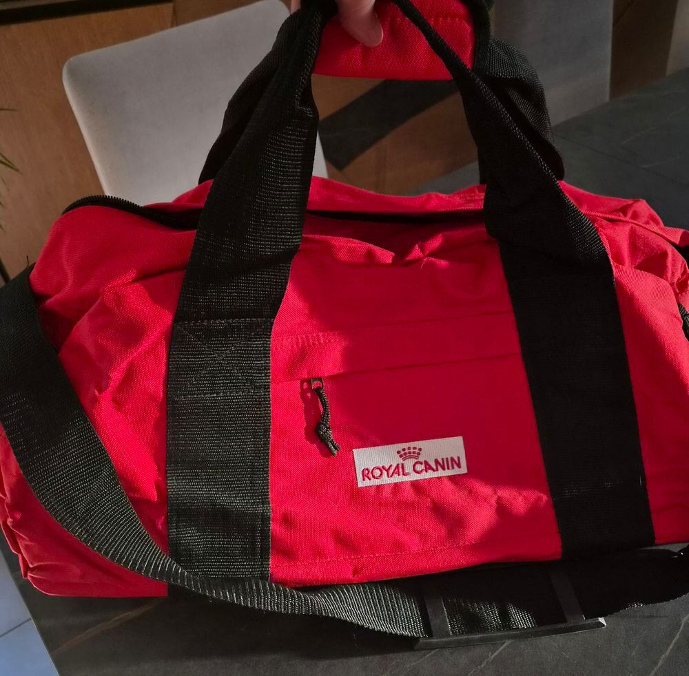 Sac de transport rouge Maroquinerie