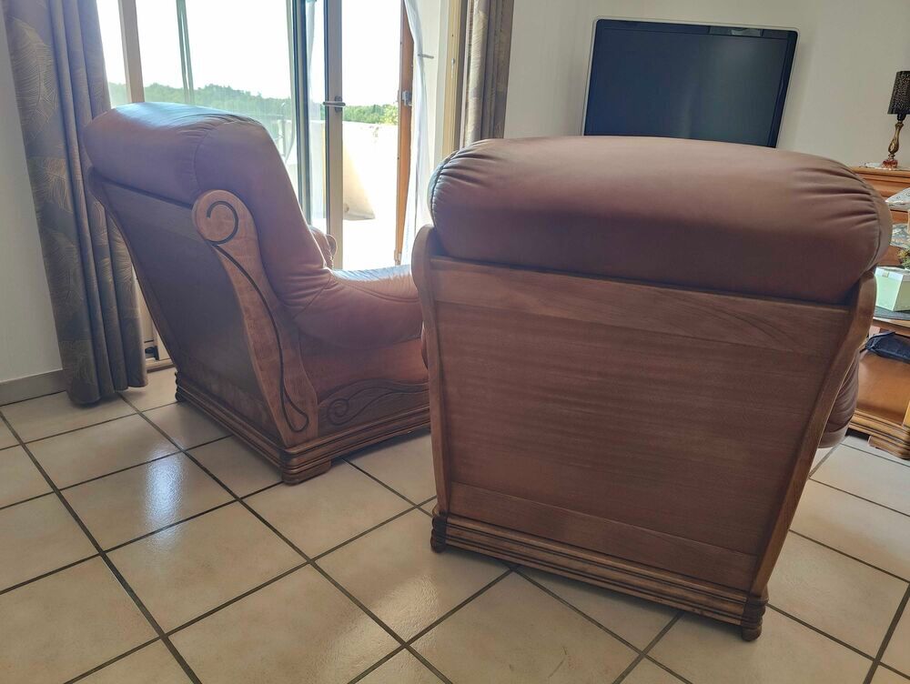 Lot canap&eacute; + 2 fauteuils Meubles