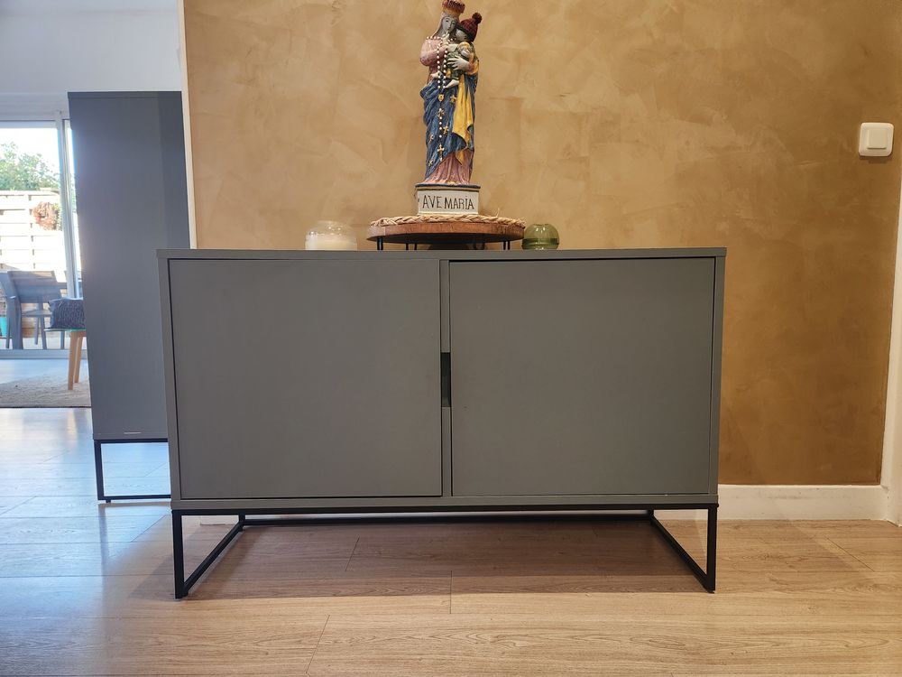 Petit Buffet haut vert mat possibilit&eacute; buffet bas assorti Meubles