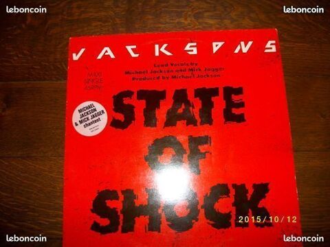 Vinyl maxi 45t Michael Jackson Mick Jagger 10 Malzéville (54)
