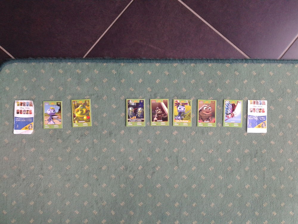 Cartes Auchan Disney Pixar H&eacute;ros Disney Pixar 