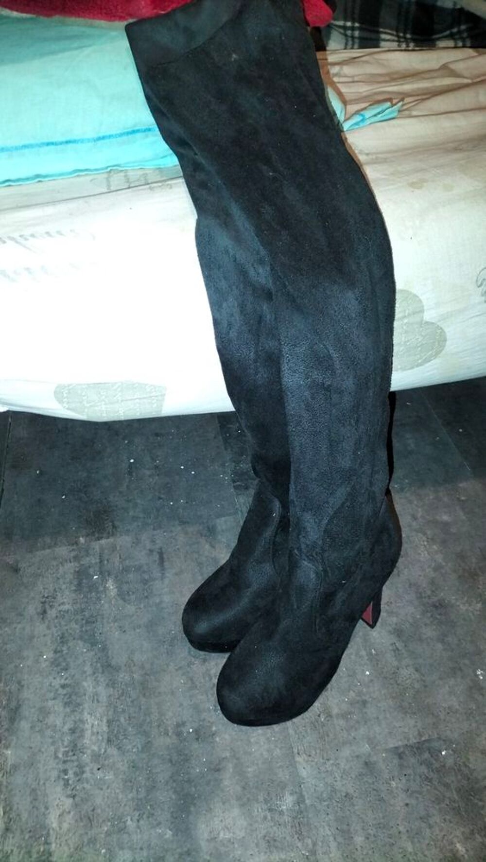 Bottes cuissardes pointure 38 tr&egrave;s bon &eacute;tat Chaussures