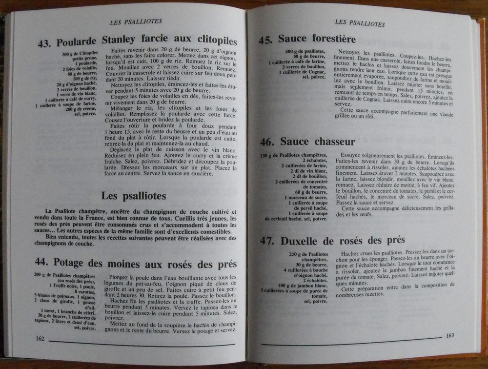 60 CHAMPIGNONS 190 RECETTES Livres et BD
