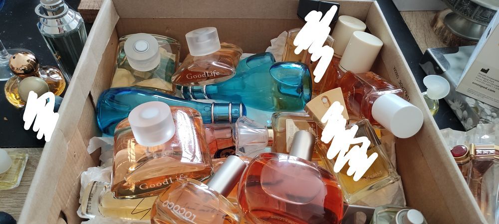 Flacon de parfum de collection 