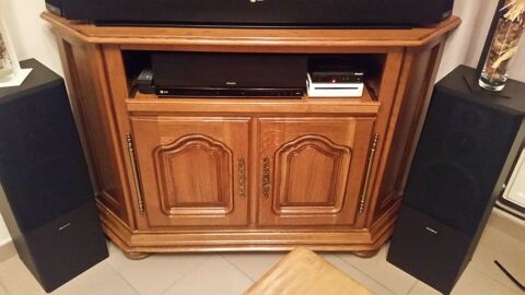 Meuble tv d'angle en chne 110 Valenciennes (59)