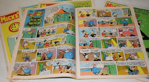 Lot Revues - Le Journal de Mickey x 5 - 1972 - 1030  1034 5 Roissy-en-Brie (77)