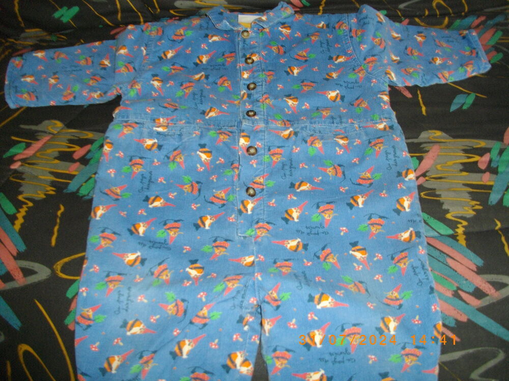 Combinaison bleue -Taille : 18 mois Vêtements enfants