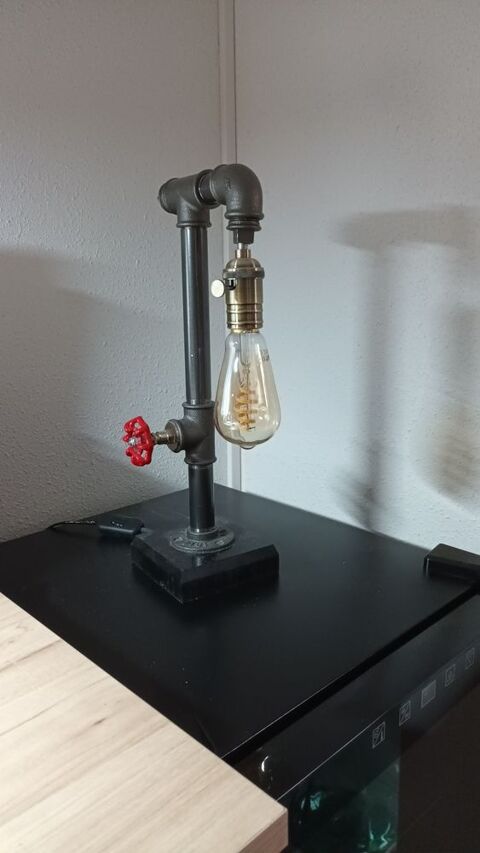 lampe de chevet industriel  en acier  vintage 0 Golbey (88)