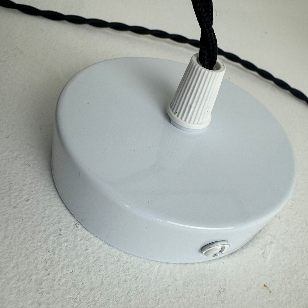 ANCIENNE GRANDE SUSPENSION OPALINE 1970 VINTAGE Décoration