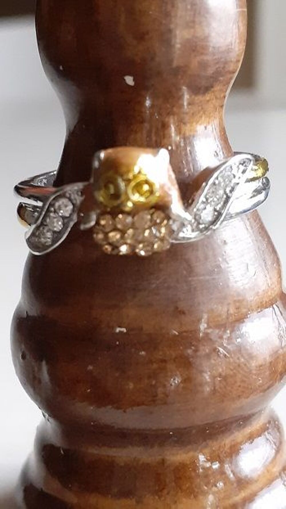 Chouette bague 2 tons Bijoux et montres