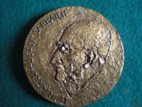 M�daille du recteur Jean SARRAILH 40 Caen (14)