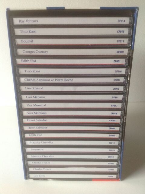 20 CDs Chefs-d'?uvre de la Chanson Fran�aise 20 Tr�gunc (29)