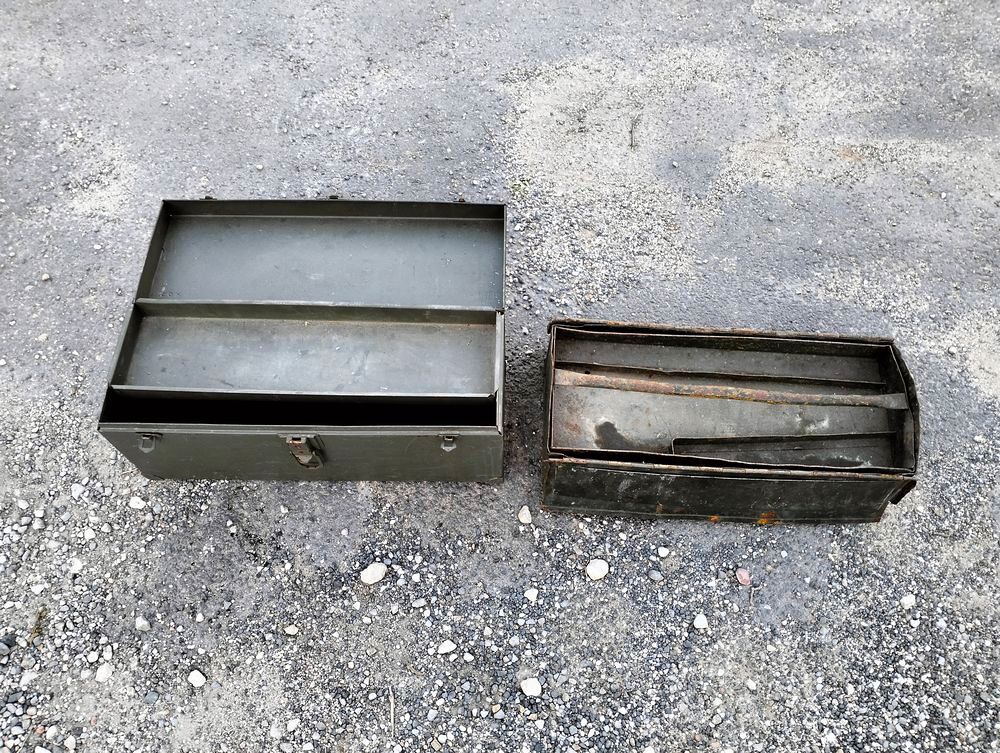 Caisse outils ww2 us france jeep willys COP Bricolage