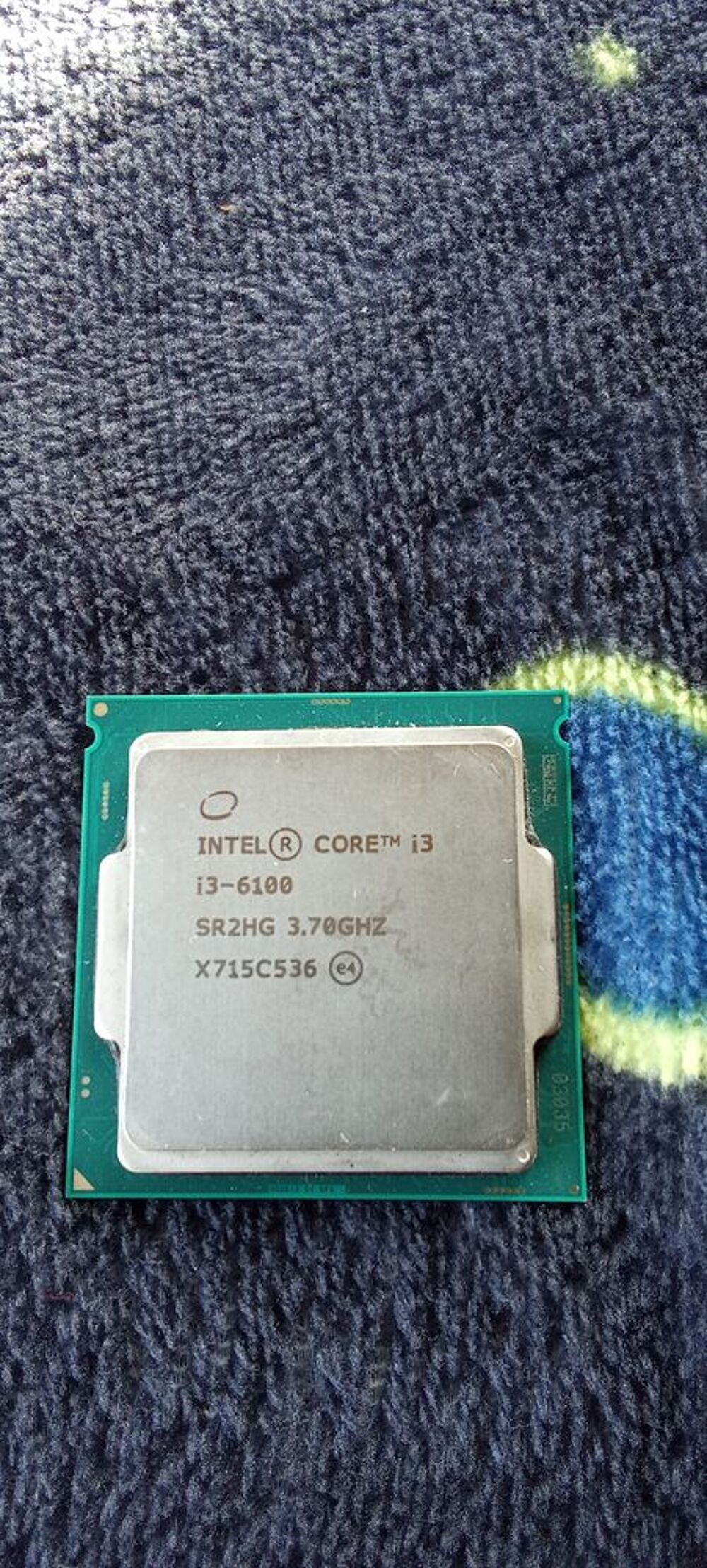 Processeur Intel core i3 6100 Matériel informatique