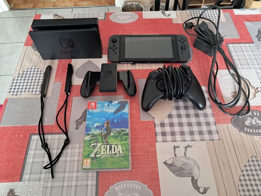 Nintendo switch + jeu zelda Consoles et jeux vidéos