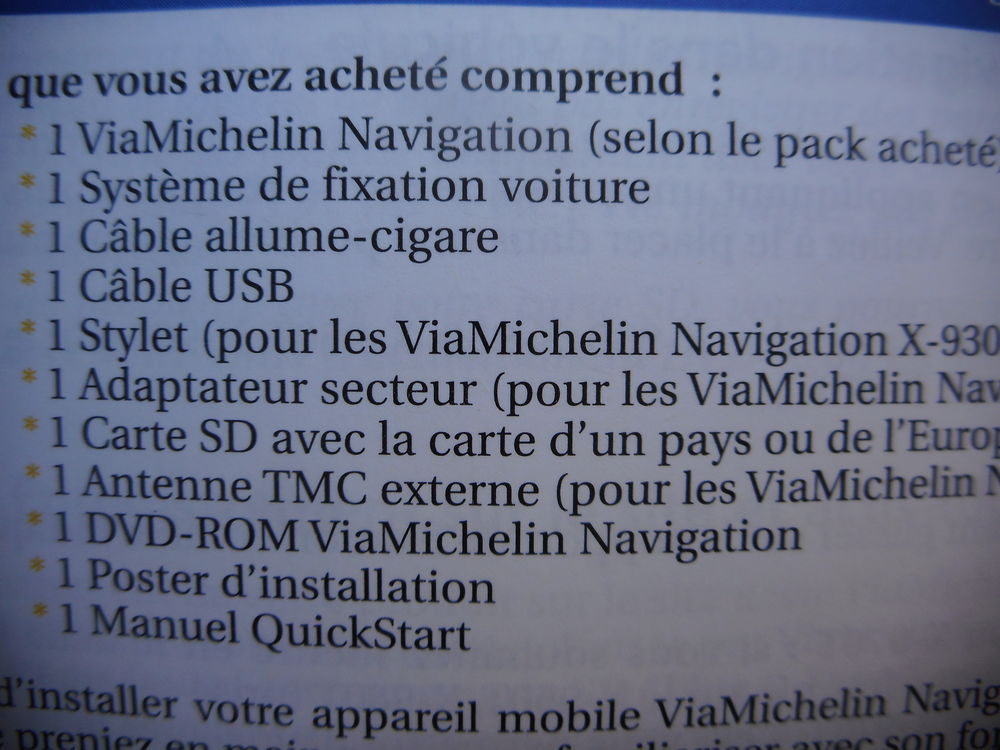 GPS MOBILE MICHELIN Audio et hifi