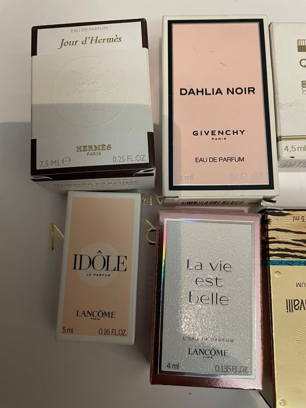 Coffret et minis collection parfums 