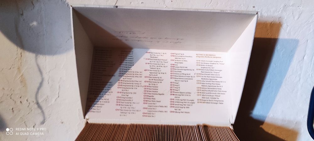 Coffret Beethoven 100 CD TBE CD et vinyles