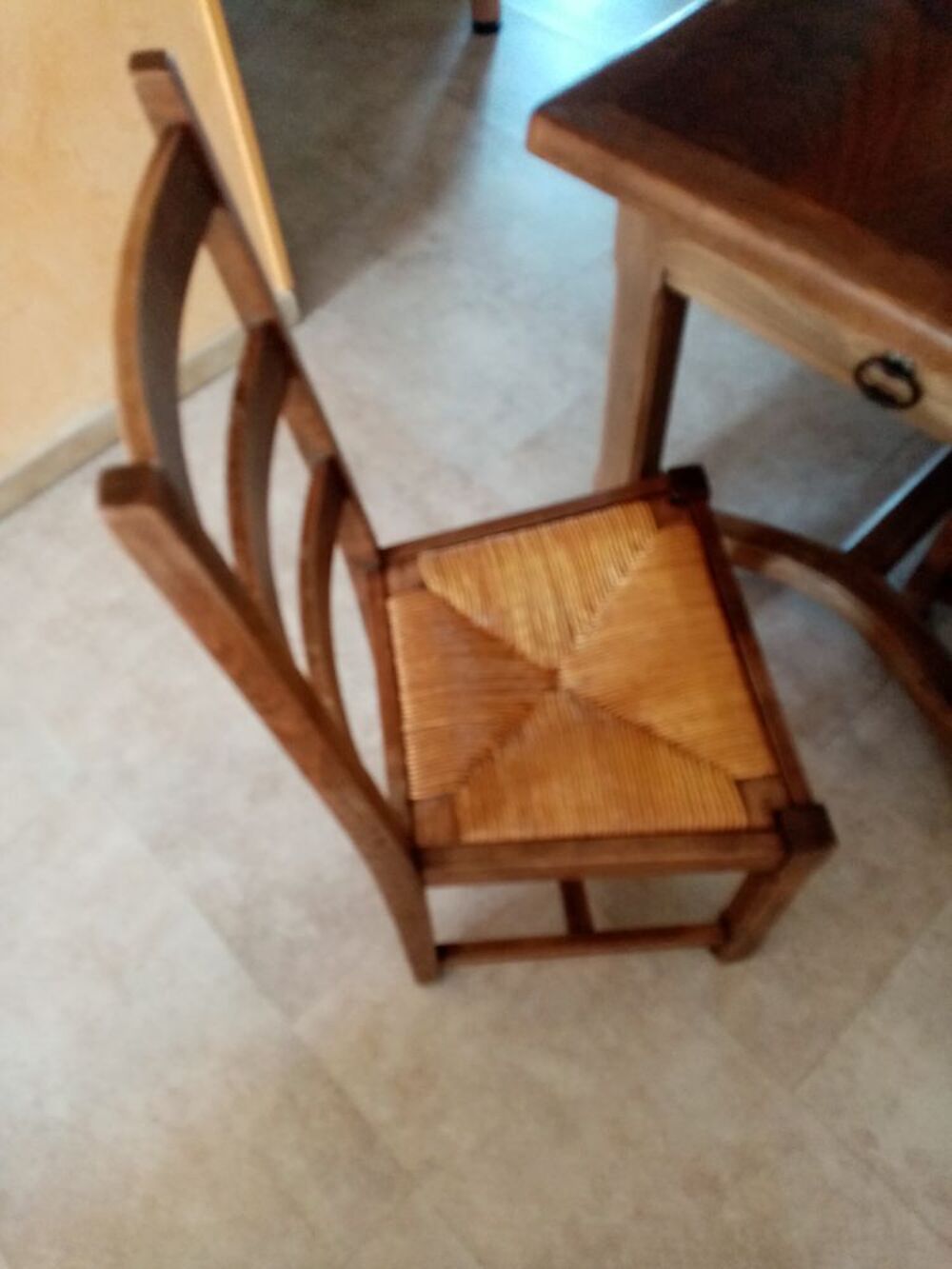 Table + chaises bois massif Meubles